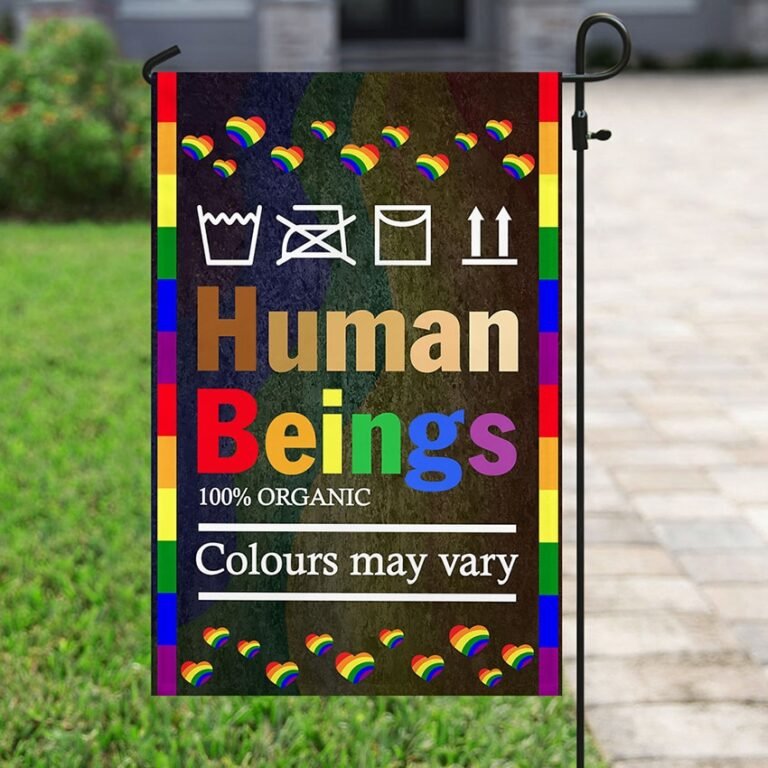 LGBT Human Flag and Garden Banner