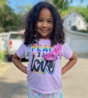 Avery Peace & Love Kid Shirt