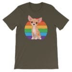 Chihuahua Rainbow Gay Pride Tshirt