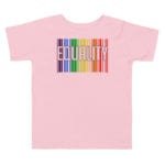 EQUALITY LGBTQ Toddler Tshirt Pink