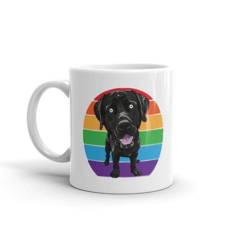 Labrador Rainbow Pride Coffee Mug