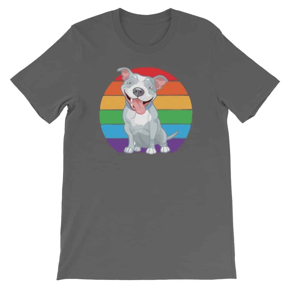 Gay Pride Pit Bull Tshirt