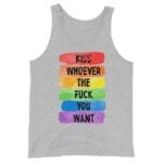 Kiss Whoever the F You Want LGBT Pride Tank Top