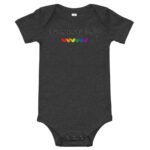 Family Gay Pride Baby One Piece Bodysuit Love Makes My Family