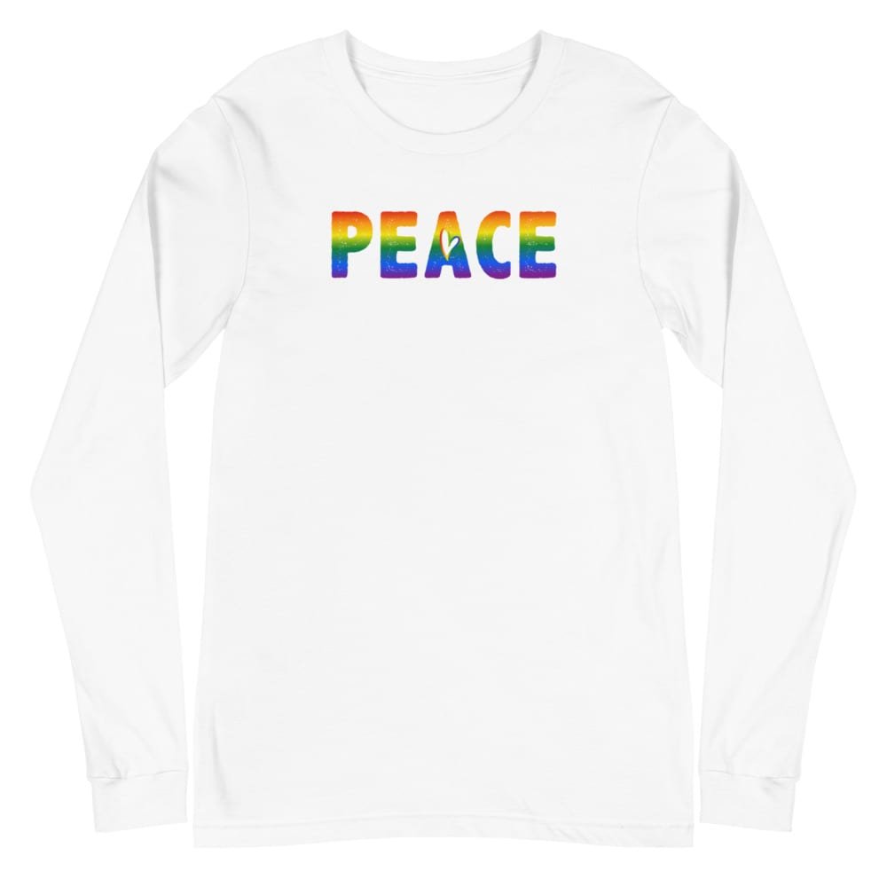 PEACE Rainbow Long Sleeve Tshirt