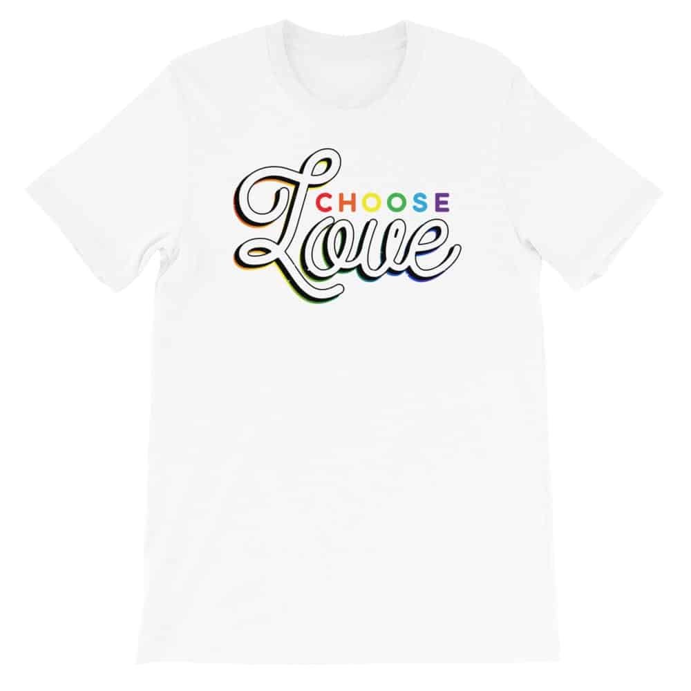 Choose Love Rainbow LGBT Pride Tshirt