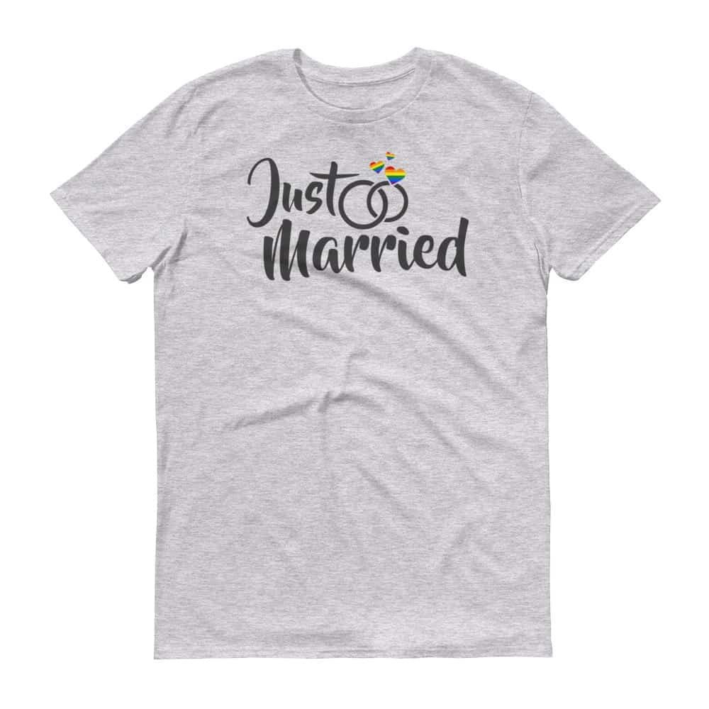 Just Married LGBTQ Pride Tshirt
