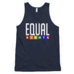 Equal Rights LGBTQ Tank Top Navy