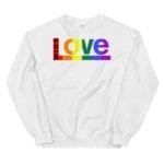 Love Wins LGBTQ Sweatshirt White