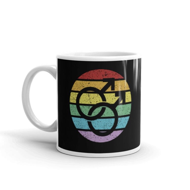Retro Gay Male Symbol Pride Coffee Mug
