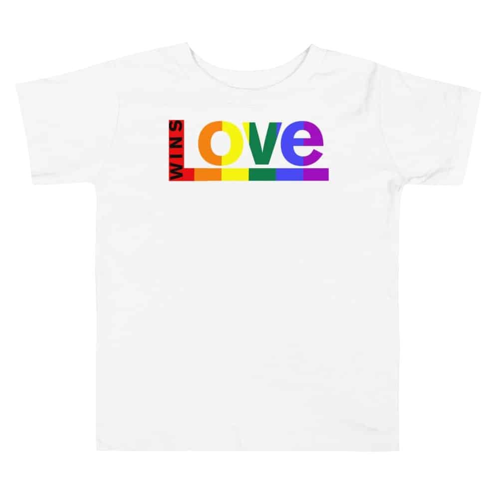 Love Wins! LGBTQ Toddler Tshirt