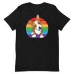 LGBTQ Corgi Rainbow Pride Tshirt