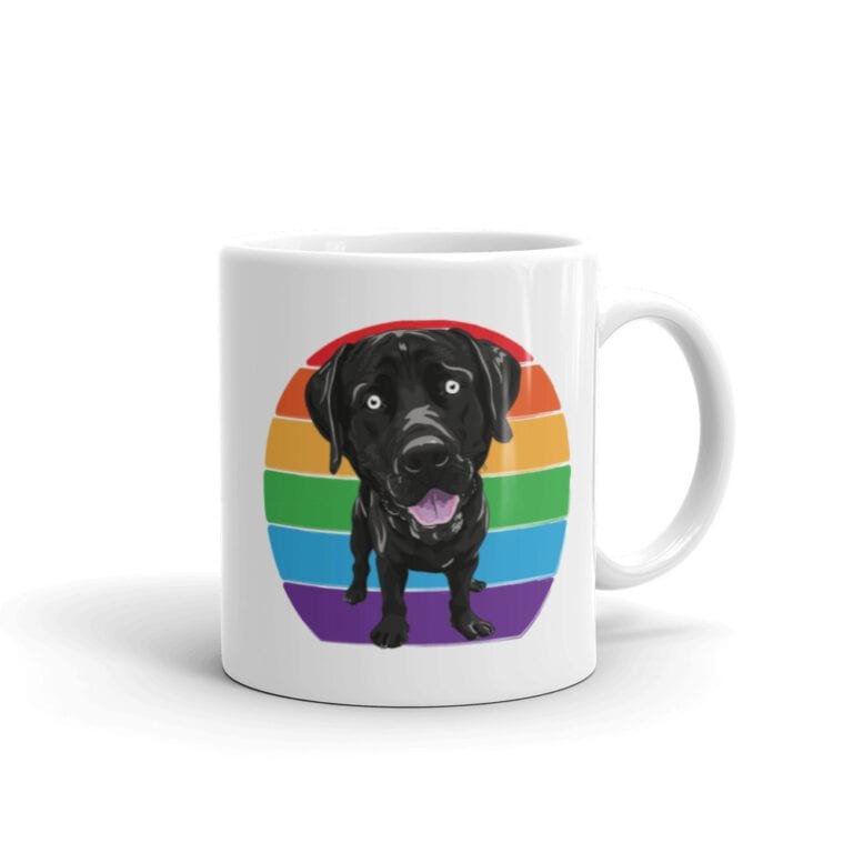 Labrador Rainbow Pride LGBTQ Coffee Mug