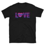 Bisexual Gay Pride LOVE Tshirt