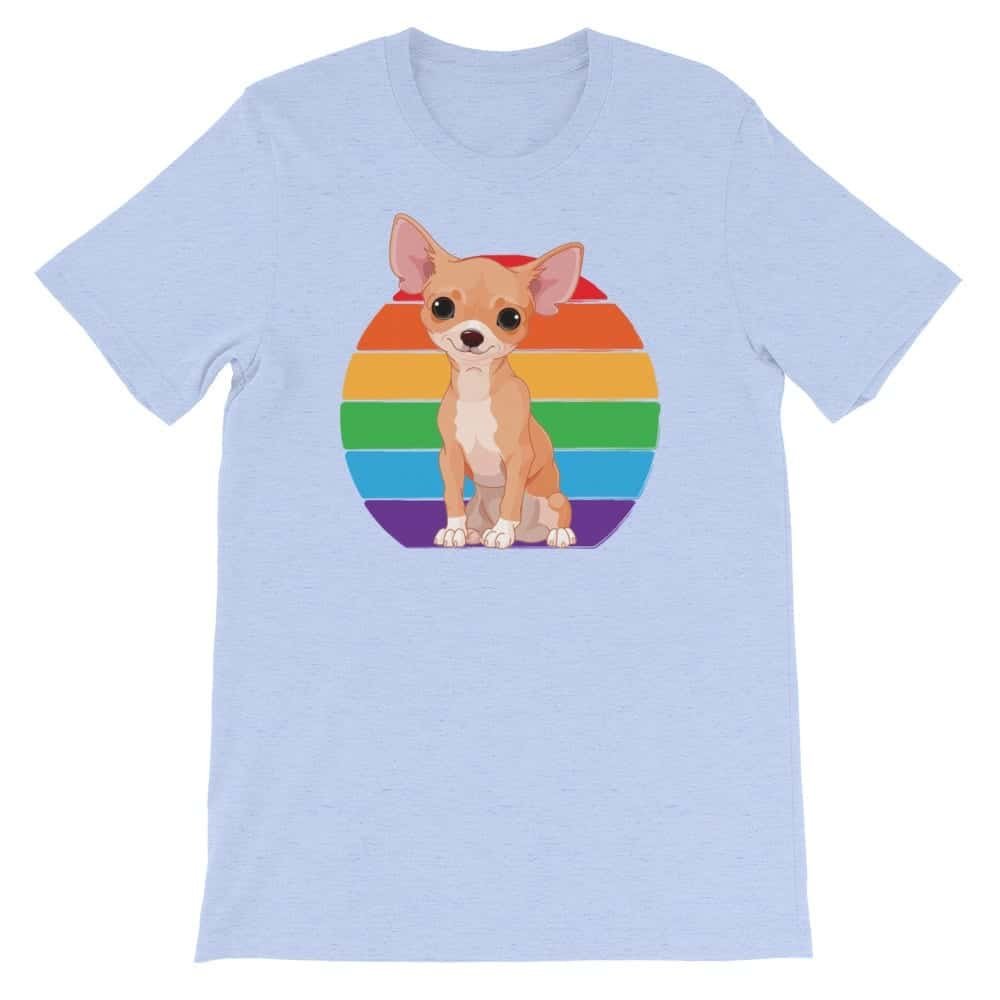 LGBTQ Pride Chihuahua Rainbow Tshirt