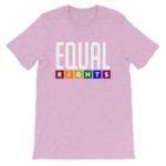 EQUAL RIGHTS LGBTQ Pride Tshirt Lilac