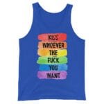Kiss Whoever the F You Want Pride Tank Top