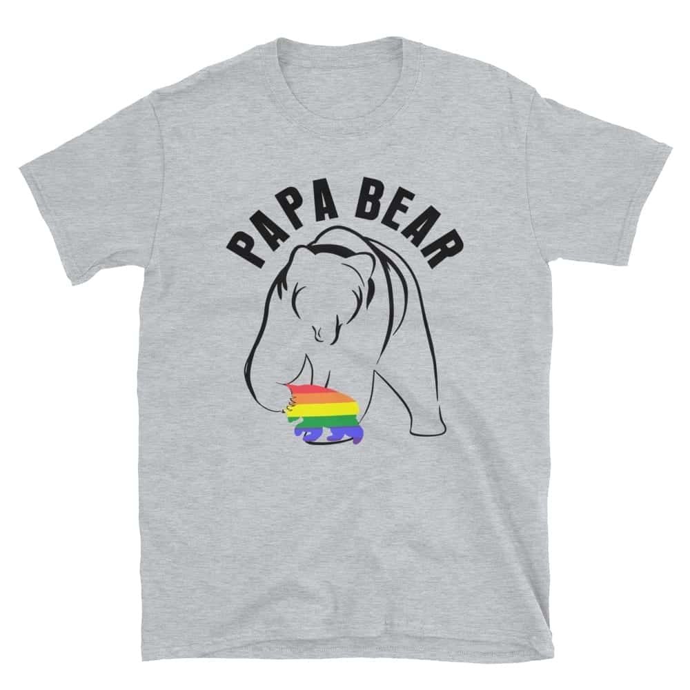 Papa Bear and Gay Baby Short-Sleeve T-Shirt