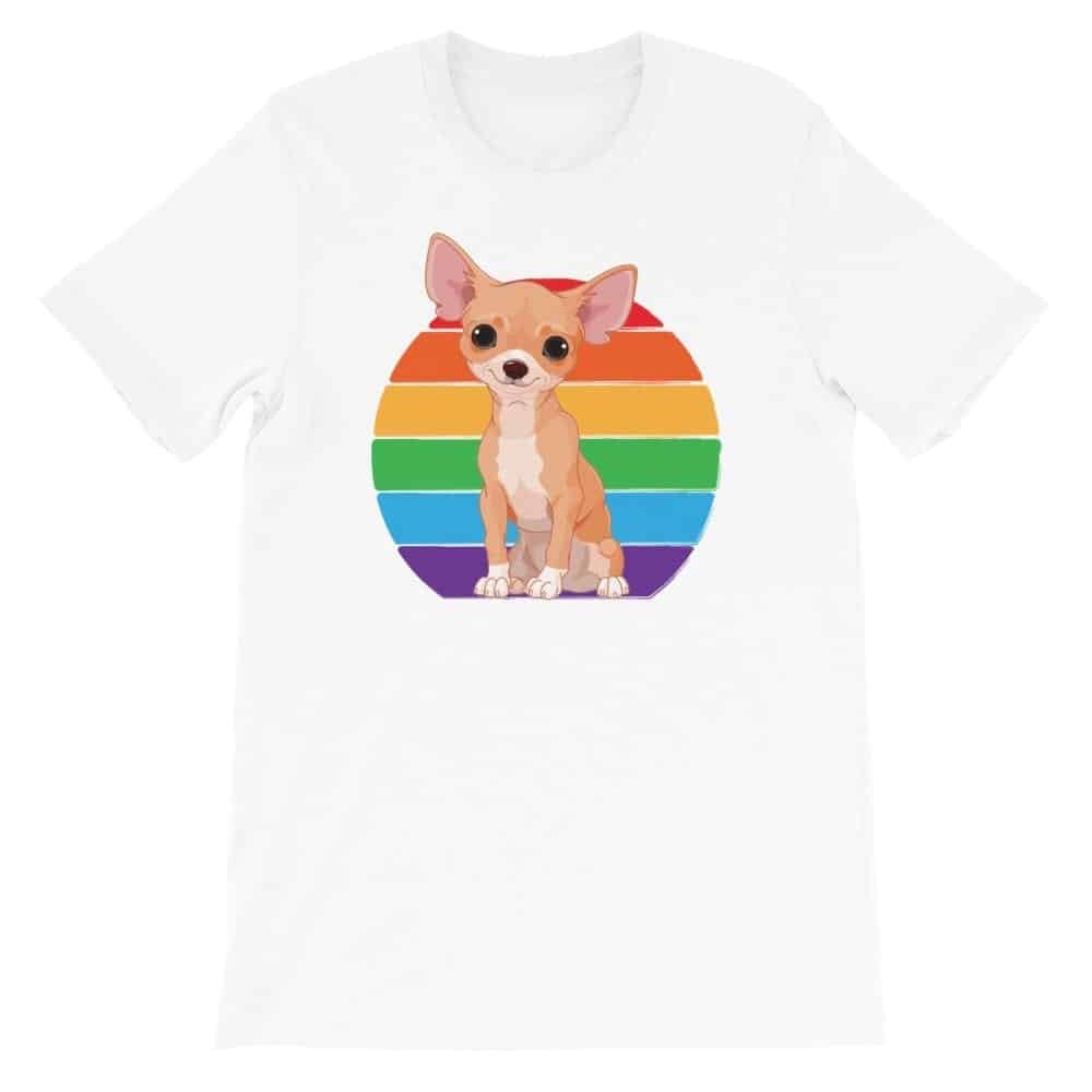 Chihuahua Rainbow Gay Pride Tshirt