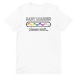 LGBTQ Baby Loading Rainbow Feet Pride Shirt