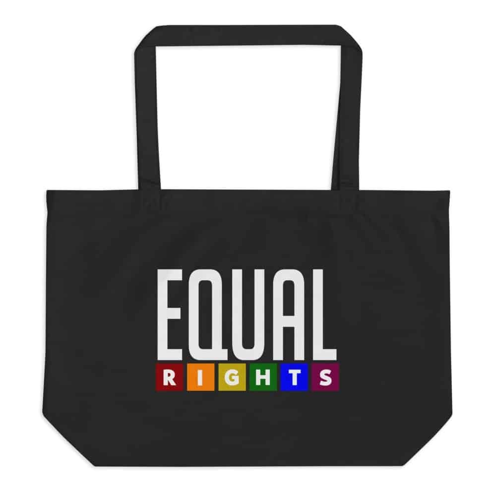Equal Rights LGBTQ Pride Organic Tote Bag