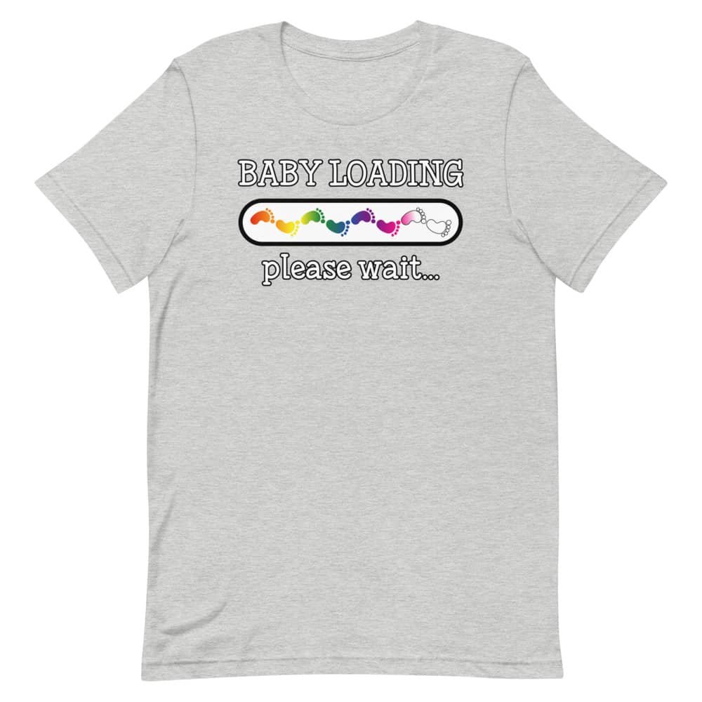 Baby Loading Rainbow Feet Pride Shirt