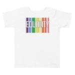 EQUALITY LGBTQ Toddler Tshirt White