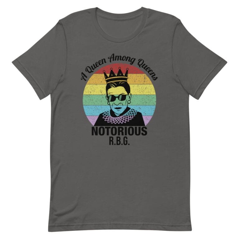 Notorious Queen RBG Gay Pride Tshirt