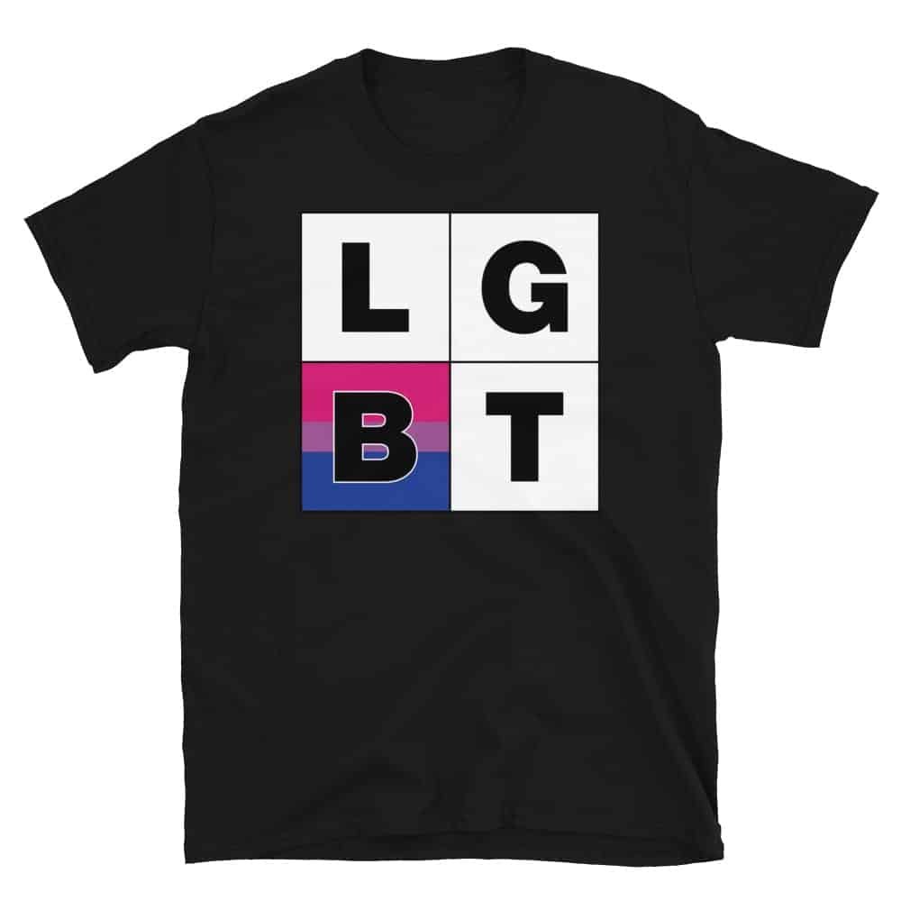 Bisexual Flag LGBT Pride Tshirt
