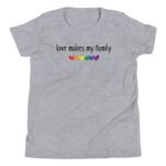 LGBT Pride Family Tshirt Love Makes My Family