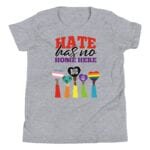 Hate Has No Home Here LGBTQ BLM Kid Tshirt