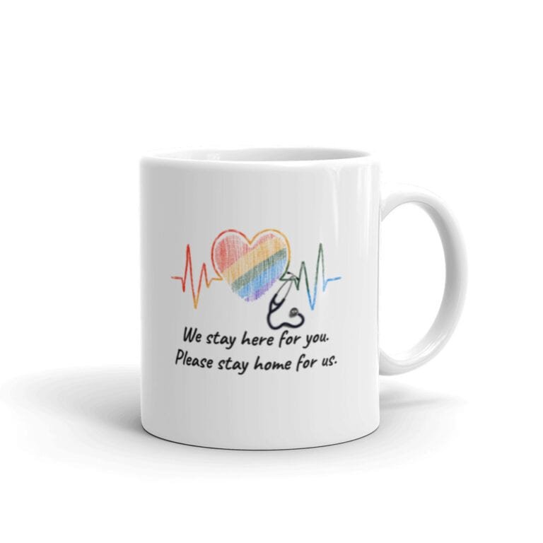 Healthcare Worker Pride LGBTQ Coffee Mug
