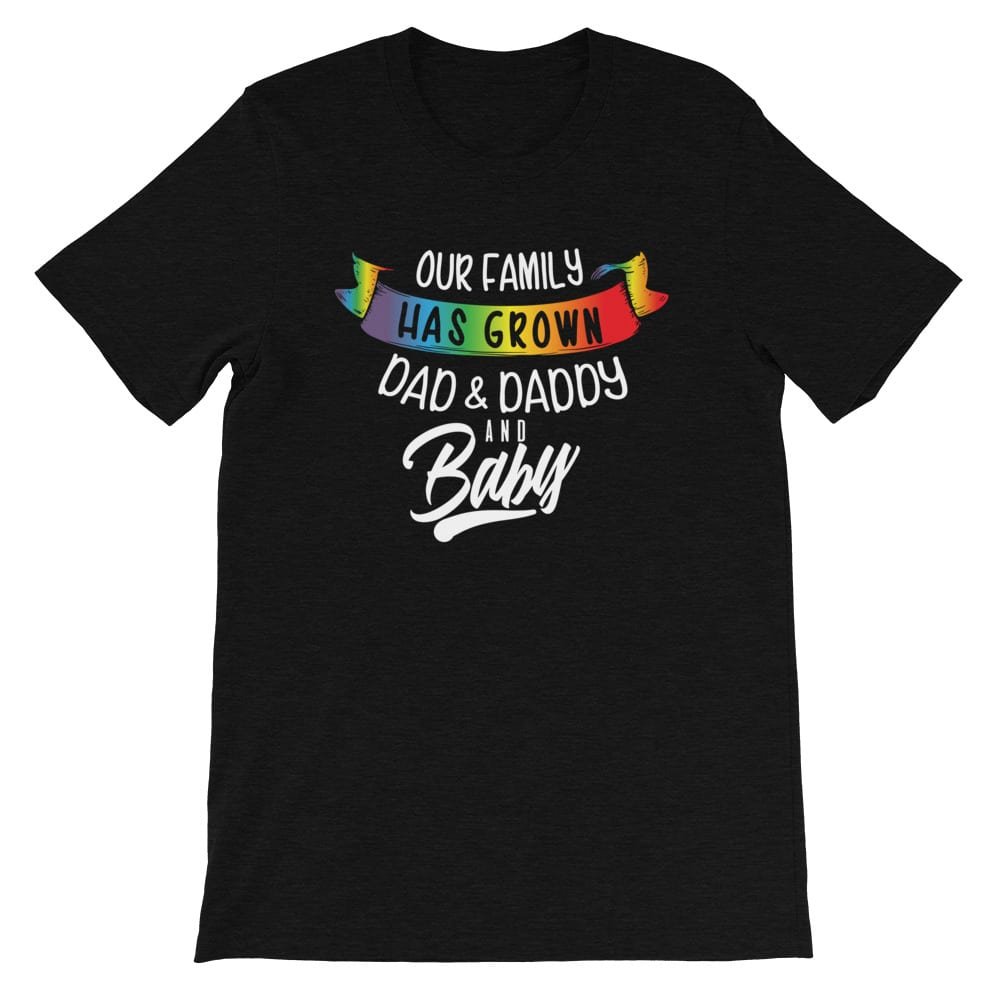 Gay Pride New Dad & Daddy Rainbow T-Shirt