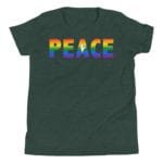 Rainbow PEACE Kid Tshirt Forest
