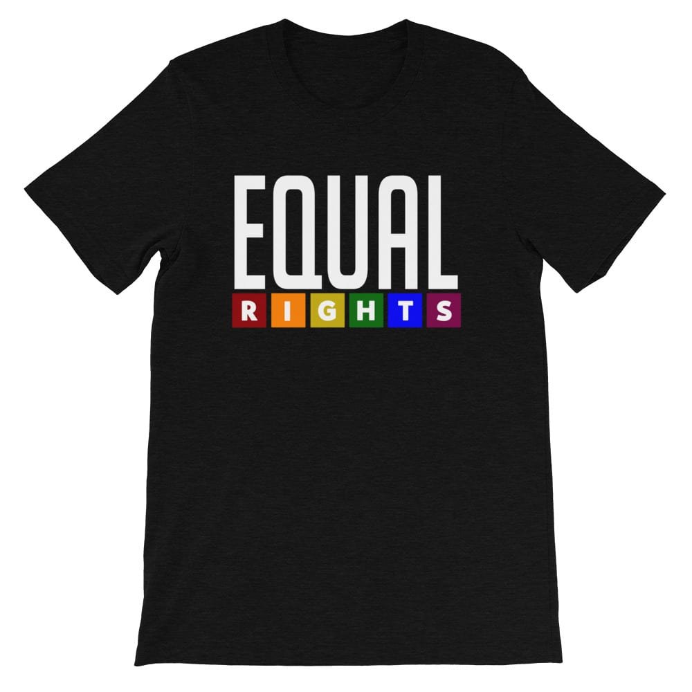 EQUAL RIGHTS LGBTQ Pride Shirt Black