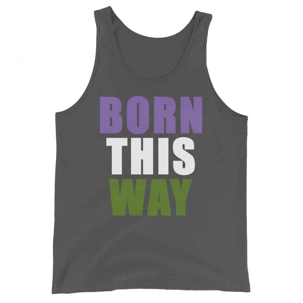 Born This Way Genderqueer Pride Tank Top