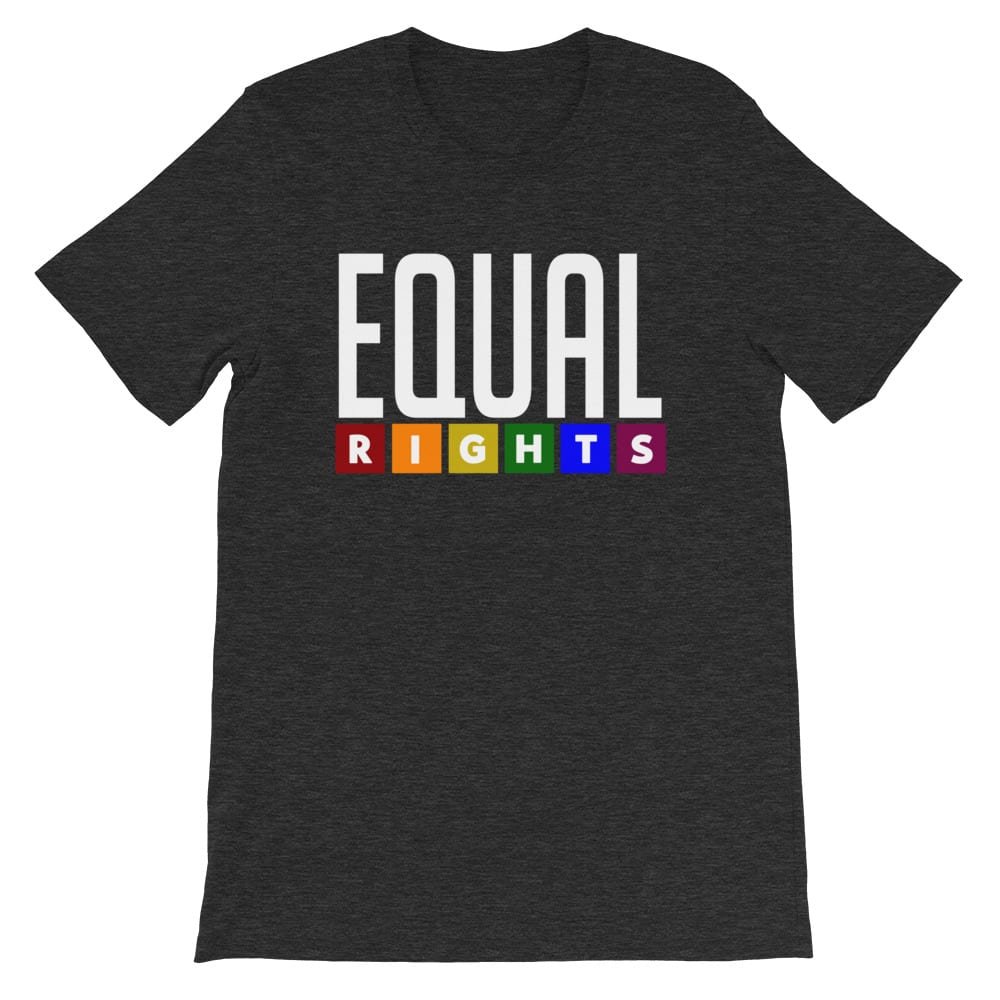 EQUAL RIGHTS LGBTQ Pride Tshirt Heather