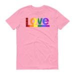 Love WINS LGBTQ Pride Tshirt Pink