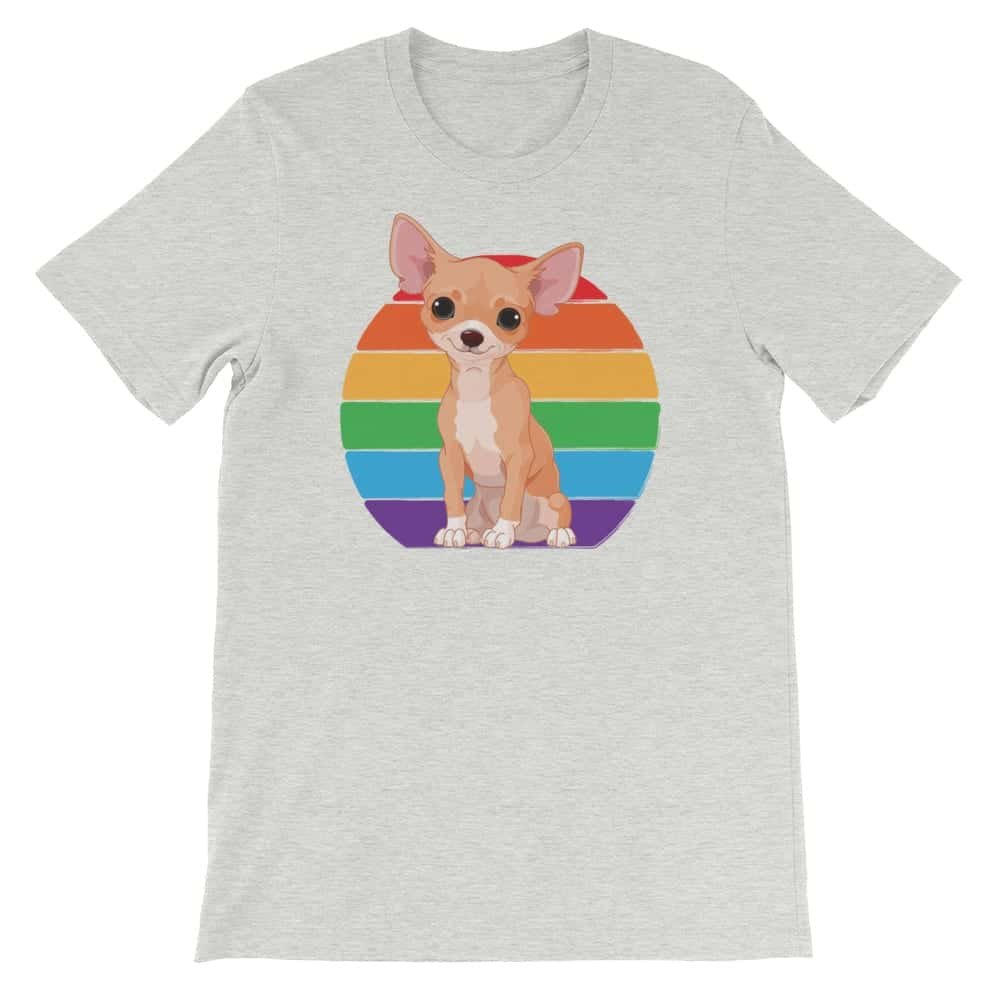 Gay Pride Chihuahua Rainbow Tshirt