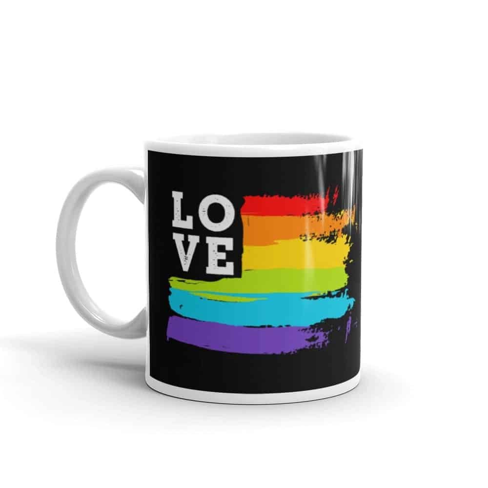 Rainbow Love Pride Coffee Mug