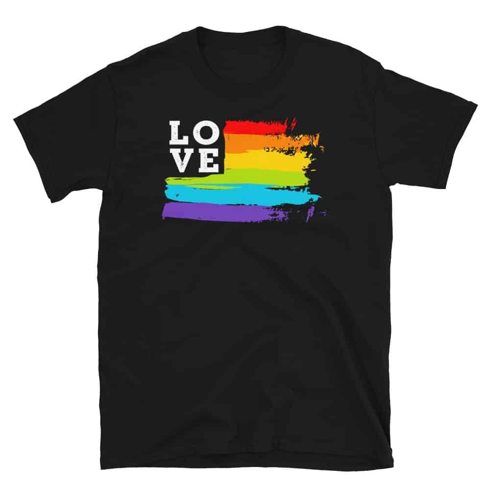 Rainbow Love Pride Tshirt