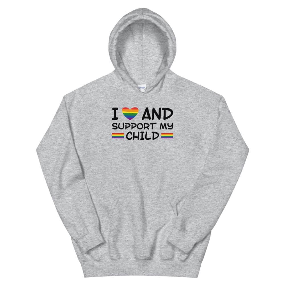 Love and Support Gay Child Pride Hoodie