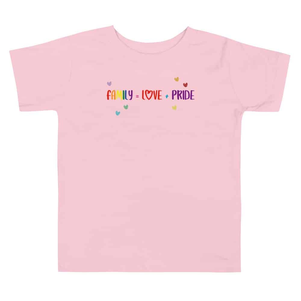 Family Love Pride LGBTQ Toddler Shirt